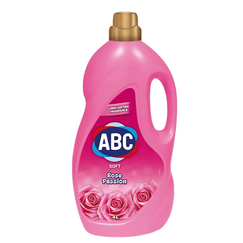 ABC Кондиционер Мягчитель для Белья, роза страсти 4000 кондиционер для волос жемчуг мр537 4000 мл