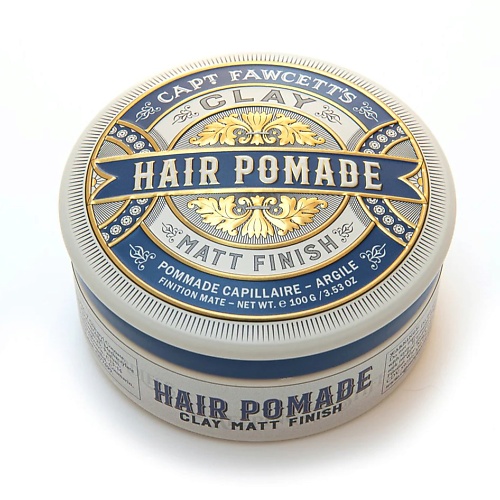 CAPTAIN FAWCETT Помада для укладки волос Clay Pomade 100 помада со средней фиксацией и высоким уровнем блеска для укладки волос king pomade