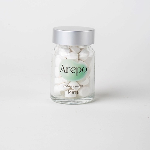 AREPO Зубная паста в таблетках Мята 55 arepo зубная паста в таблетках уголь эвкалипт 110