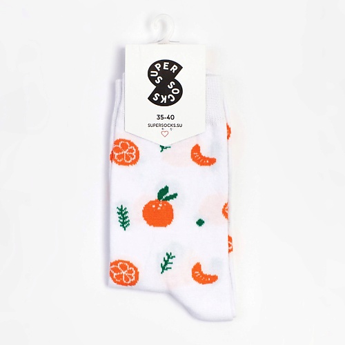 printio носки длинные мандаринка Носки SUPER SOCKS Носки Мандаринка