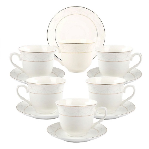 цена Набор посуды ARYA HOME COLLECTION Чайный Набор Exclusive из Костяного фарфора Belle
