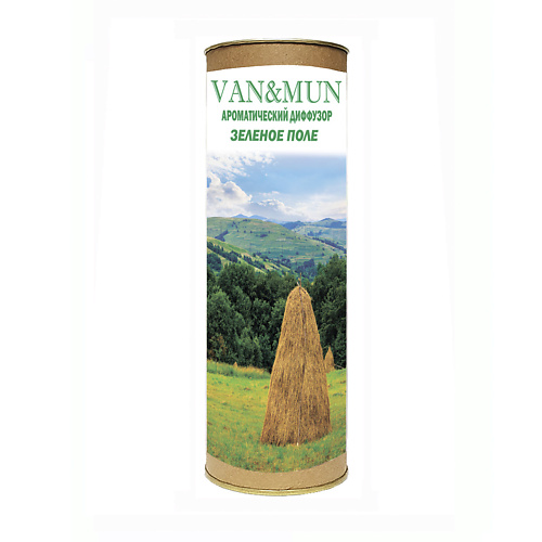 Аромадиффузор VAN&MUN Ароматический диффузор VAN&MUN Зеленое поле с палочками ароматы для дома van