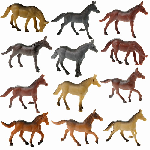 1TOY Игровой набор В мире Животных Лошади 1.0 великолепная десятка приключения в мире математики