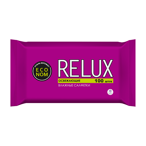 RELUX Салфетки влажные освежающие 100.0 влажные освежающие салфетки 15шт officeclean с экстрактом мяты