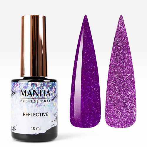 Гель-лак для ногтей MANITA Professional Гель-лак для ногтей светоотражающий Reflective гель лак для ногтей manita manita professional гель лак для ногтей neon 06 10 мл