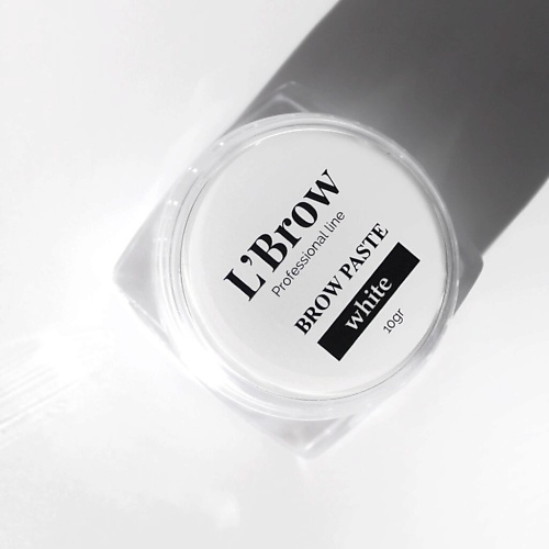 

L`BROW Паста для бровей WHITE 10.0, Паста для бровей WHITE