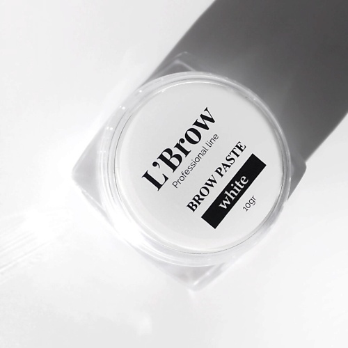 L`BROW Паста для бровей WHITE 10 зубная паста lion white