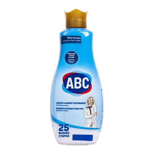 ABC Жидкое стиральное средство для белого белья 1500 abc жидкое стиральное средство для белого белья 1500