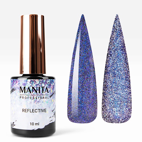Гель-лак для ногтей MANITA Professional Гель-лак для ногтей светоотражающий Multichrome Reflectiv