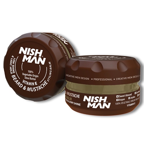 NISHMAN Бальзам воск для укладки бороды и усов 30.0 milv масло для укладки бороды и усов 15