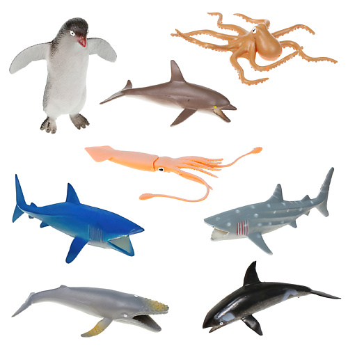 1TOY Игровой набор В мире Животных Морские животные 1.0 метазоа зарождение разума в животном мире