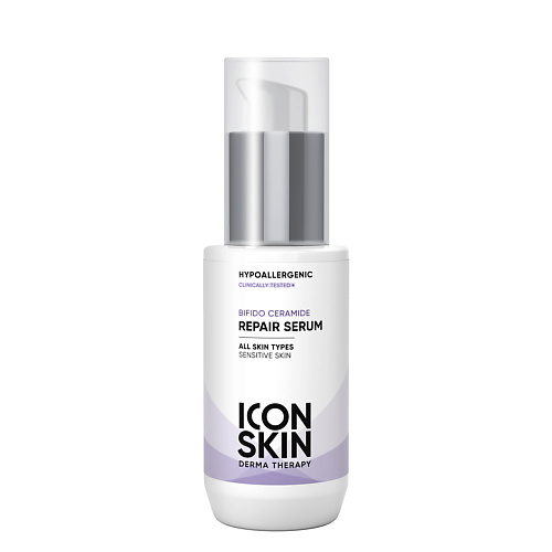 ICON SKIN Восстанавливающая сыворотка для лица Bifido Ceramide с комплексом церамидов и пребиотиков 30.0 eveline сыворотка для лица perfect skin acne ночная с 5% комплексом кислот 30