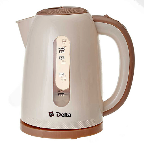 DELTA Чайник электрический DL-1106 1700.0 delta электрический гриль пресс dl 048