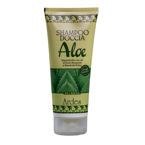 тонизирующий шампунь и гель для душа 3 в 1 tonifying shampoo ARDES Шампунь Гель для душа Алое для всей семьи Shampoo Doccia Aloe 200.0