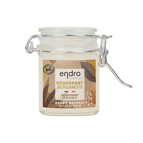 ENDRO Органический бальзам-дезодорант с маслом кокоса и ароматом бергамота 50.0 klorane восстанавливающий бальзам для волос с органическим маслом купуасу