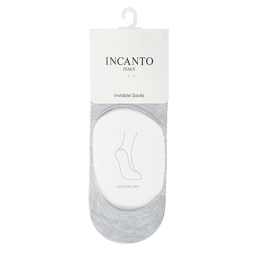 INCANTO Подследники Grigio chiaro melange minimi trend 4209 носки женские высокая резинка grigio chiaro 0
