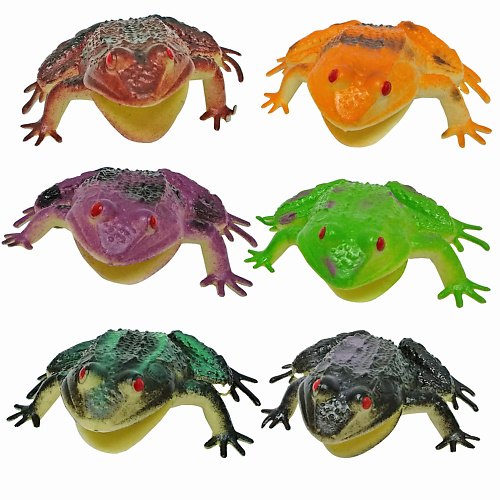 1TOY Игровой набор В мире Животных Лягушки 1.0 детёныши животных с наклейками