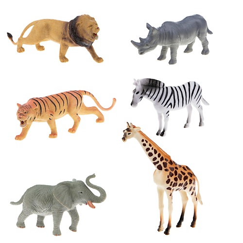 1TOY Игровой набор В мире Животных Африка 1.0 мир животных 100 наклеек