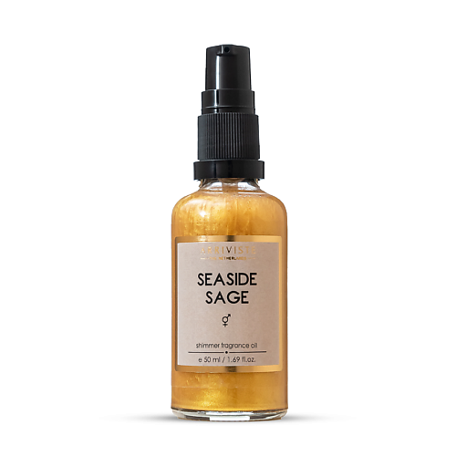 ARRIVISTE Парфюмированное масло для тела с шиммером Seaside Sage 50 barbaro масло для бороды парфюмированное morion 30 0
