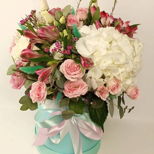 VORNIKOV BOUQUETS Коробка с цветами Тиффани vornikov bouquets коробка ов сюрприз