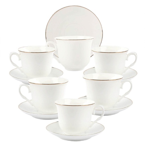 Набор посуды ARYA HOME COLLECTION Чайный Набор Exclusive из Костяного фарфора Dory Gold чайный набор richard royal tea collection ассорти 120x1 92 г