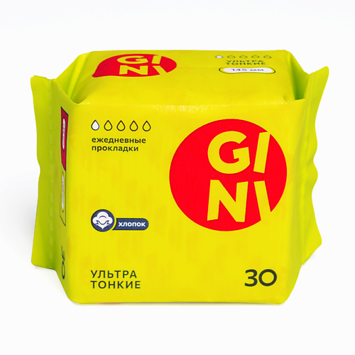 GINI Ультратонкие, дышащие гигиенические прокладки  ULTRA 30