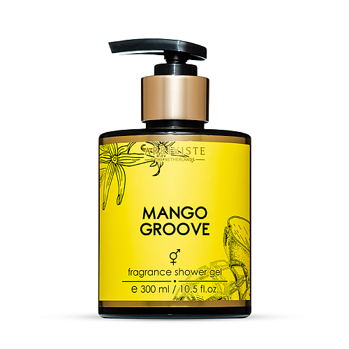 Гель для душа ARRIVISTE Парфюмированный гель для душа Mango Groove выгодно парфюмированный гель для душа 300 мл парфюмированный шампунь для волос 300 мл флаконы с дозатором для гостиниц и отелей