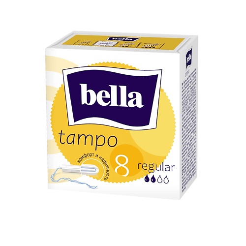 BELLA Тампоны без аппликатора Tampo Regular 8.0 bella тампоны без аппликатора tampo regular 8 0
