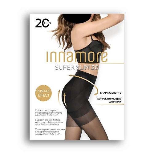 INNAMORE Женские колготки Super Slim 20 den Nero трусы женские innamore underwear танга из хлопка bianco 2