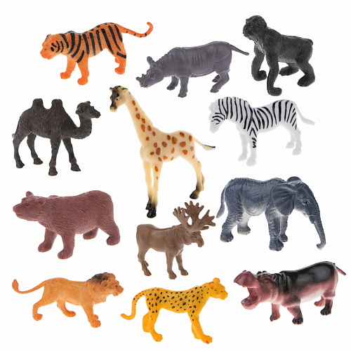 Игровой набор 1TOY Игровой набор В мире Животных Африка набор фигурок 1toy в мире животных жуки 8 шт