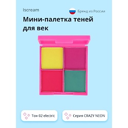 Мини-палетка теней для век CRAZY NEON