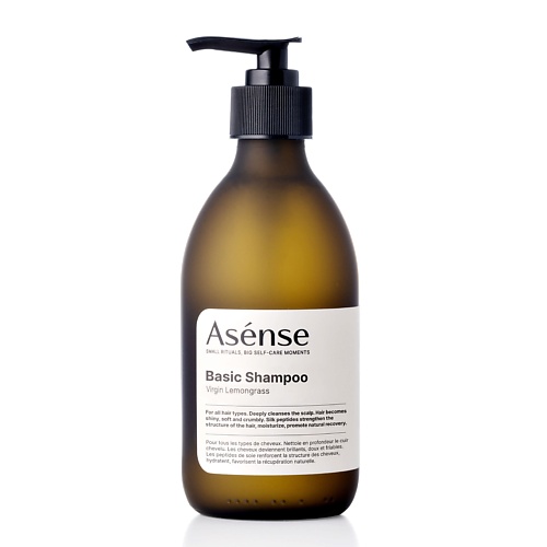 ASENSE Шампунь бессульфатный парфюмированный для всех типов волос аромат лемонграсс 300 asense шампунь бессульфатный парфюмированный для всех типов волос аромат лемонграсс 250