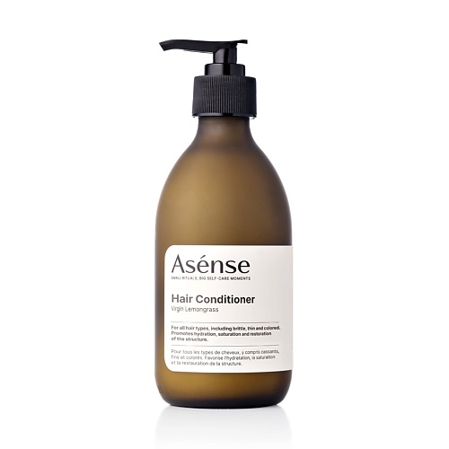 ASENSE Натуральный кондиционер парфюмированный для всех типов волос аромат лемонграсс 250 aroma garden ароматизатор саше домашний аромат фиалка