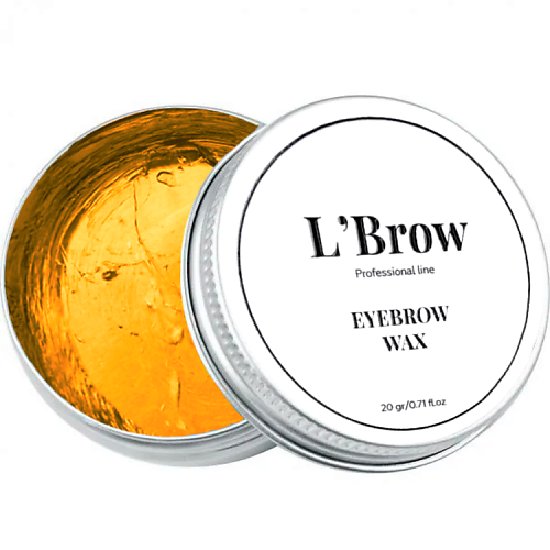 Воск для бровей L`BROW Воск для укладки бровей Fixing wax character eyebrow fixing wax light brown 20 g esw002
