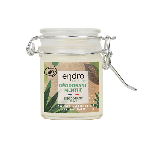 ENDRO Органический бальзам-дезодорант с маслом кокоса и ароматом мяты 50.0 organic guru бальзам масло кокоса
