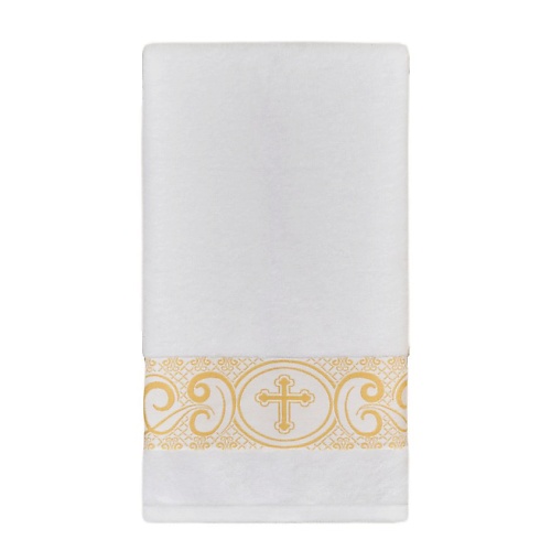 крестильное полотенце для рук совенок дона размер 74х90 бежевый Полотенце ARYA HOME COLLECTION Крестильное полотенце Sarah