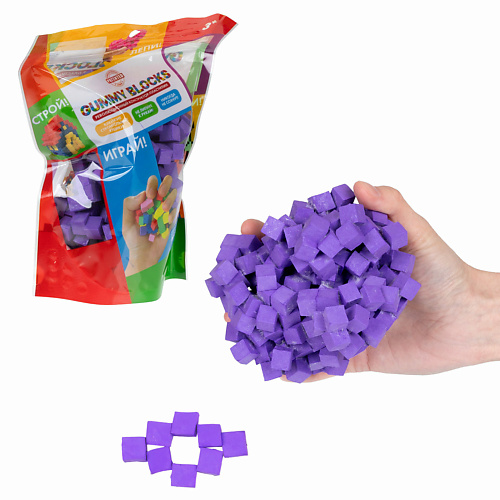 фото 1toy конструктор-пластилин gummy blocks 1.0