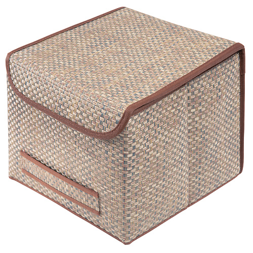 CH Коробка для хранения с крышкой ВО-072 коробка для кондитерских изделий с pvc крышкой бордовые звёдочки 15 х 15 х 3 см