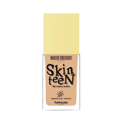 BELOR DESIGN Крем Тональный ВВ Funhouse Skin Teen mac тональный флюид с эффектом сияния strobe dewy skin tint