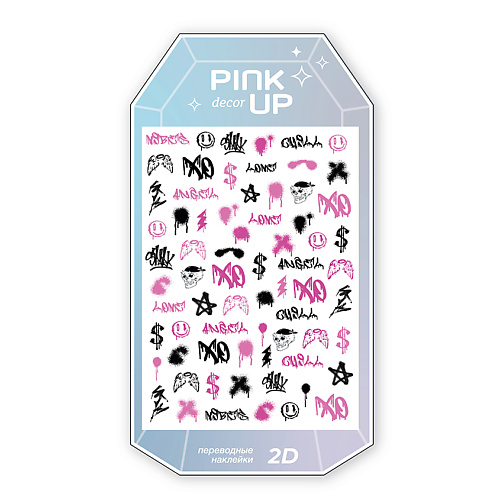 

PINK UP Наклейки для ногтей DECOR AUTUMN COLLECTION 2D переводные, Наклейки для ногтей DECOR AUTUMN COLLECTION 2D переводные