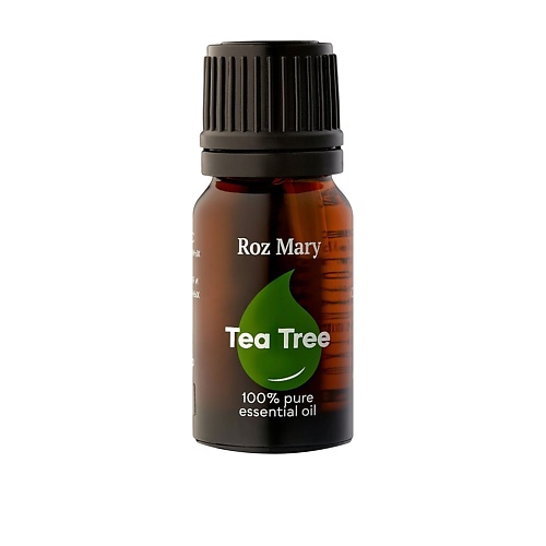 ROZ MARY Эфирное масло Чайное дерево, 100% натуральное против воспалений на коже 10.0 бусины деревянные астра божья коровка 19х23 мм 13 гр 10 шт упак натуральное дерево