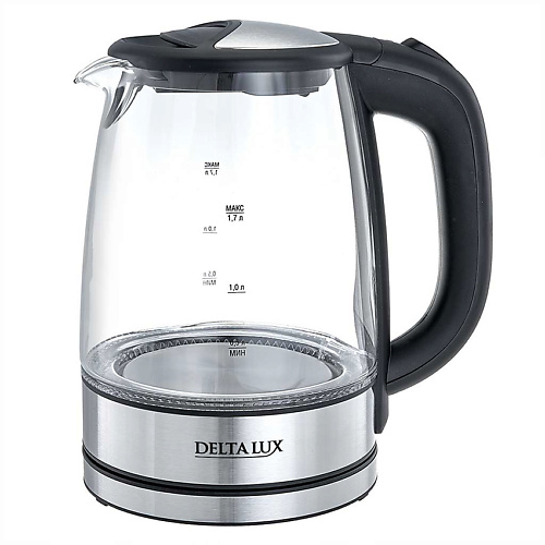 Чайник электрический DELTA LUX Чайник электрический DL-1204В чайник delta lux dl 1058b 2l black