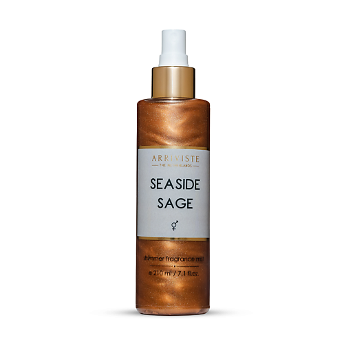 ARRIVISTE Спрей для тела с шиммером  Seaside Sage 210 arriviste спрей мист парфюмированный seaside sage 250