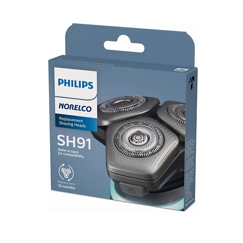 PHILIPS Сменные бритвенные головки Norelco Series 9000 SH91/52 philips сменные бритвенные головки series 3000 2000 1000 and click style