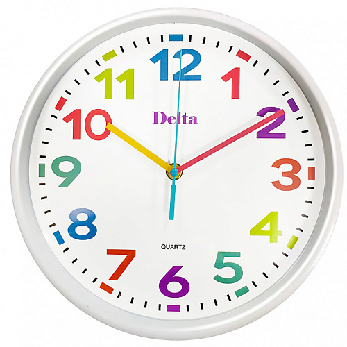 часы настенные аналоговые бюрократ wallc r69p белый Часы настенные DELTA Часы настенные