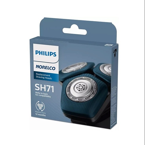 PHILIPS Сменные бритвенные головки Series 7000 and Angular-shaped Series 5000 philips сменные бритвенные головки 5000 aquatouch shavers replaces hq8 head