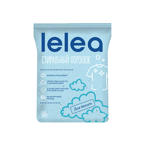 LELEA Стиральный порошок отбеливающий 500.0 lelea пакеты с замком застежкой для хранения и замораживания 20 0