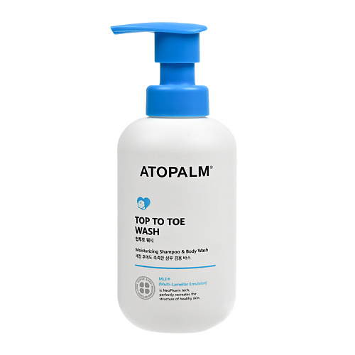 ATOPALM Гель для душа  детский Top to Toe Wash 300.0 пенка для умывания atopalm facial foam wash 150 мл