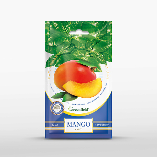 GREENFIELD Ягодная серия ароматизатор Mango 1.0 greenfield parfum francais ароматизатор освежитель воздуха le violet 1 0