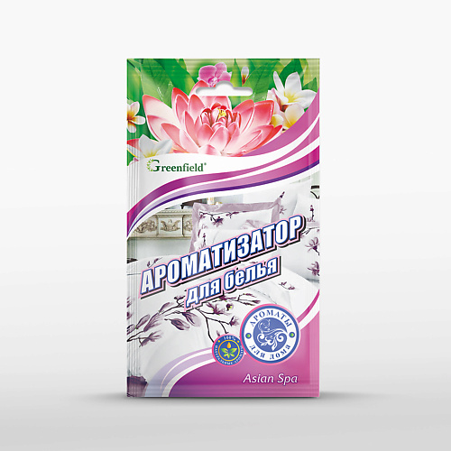 Ароматизатор GREENFIELD Цветочная серия ароматизатор для белья Asian spa